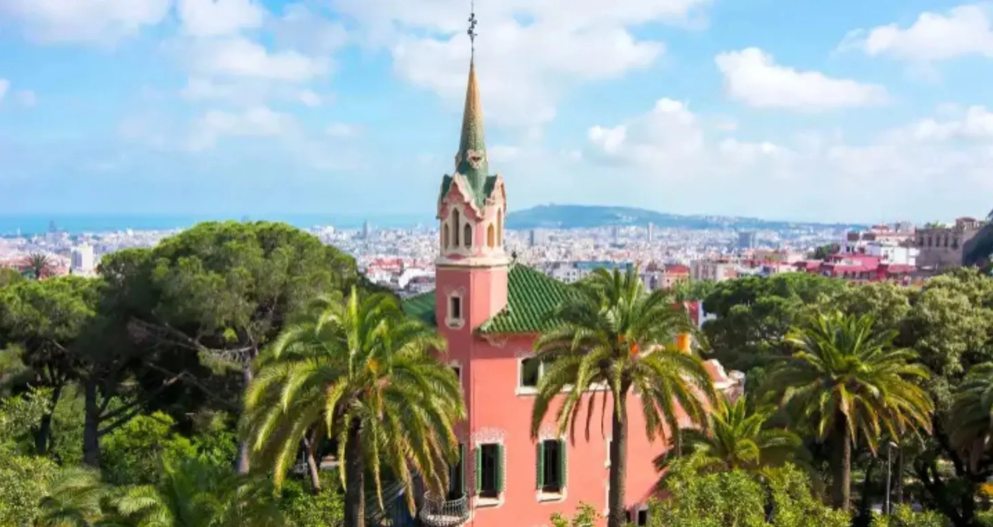 Suelo hidráulico reproducido en la Casa Museu Gaudí, Parc Güell
