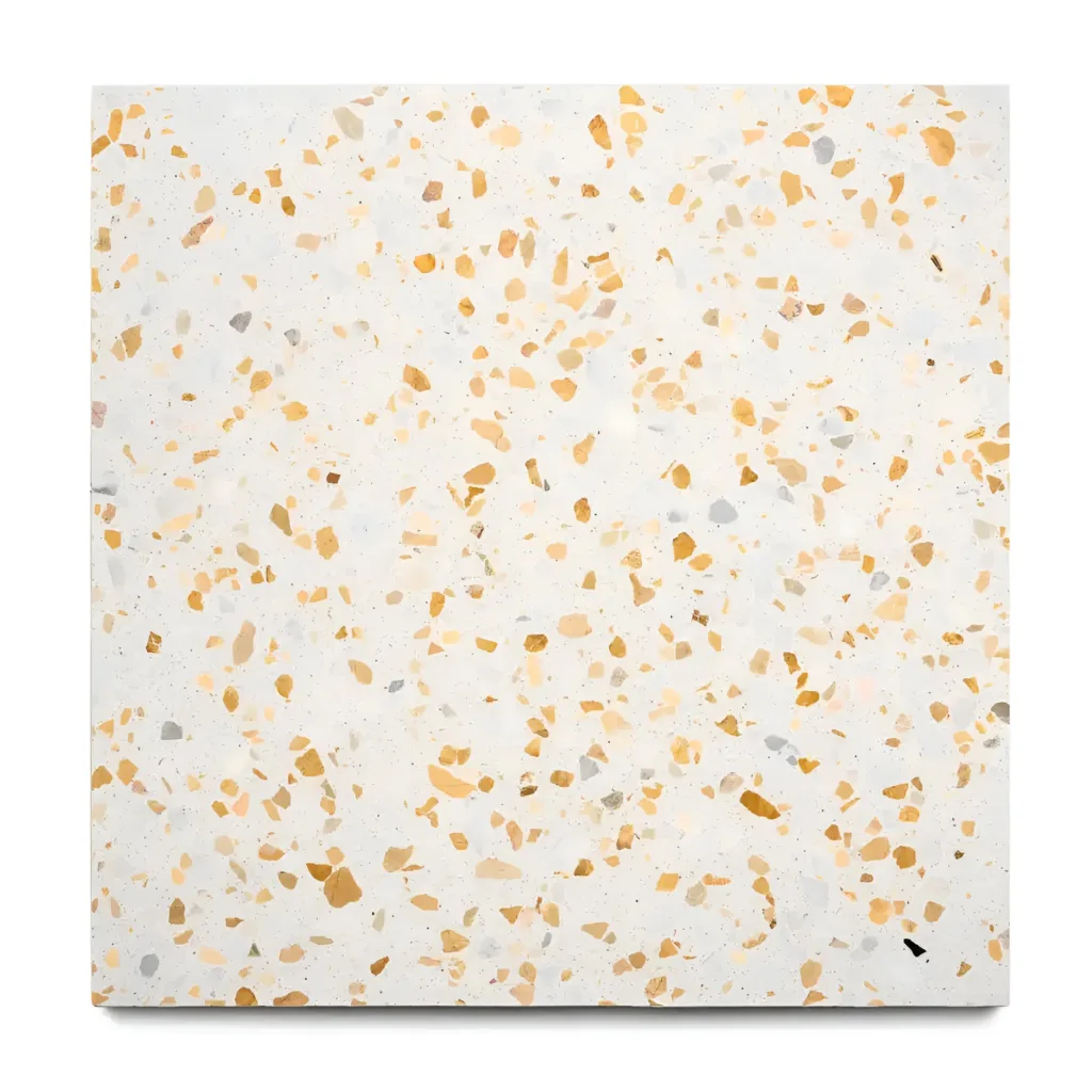 Terrazzo Amber Mix, carreau de terrazzo de 60x60 cm pour sol