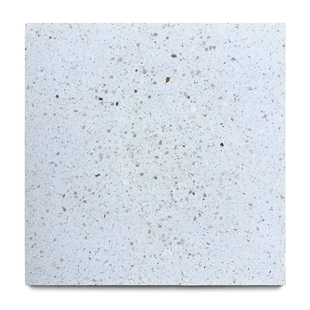 Terrazzo Pearl Mix, carreau de terrazzo de 60x60 cm fabriqué dans notre usine