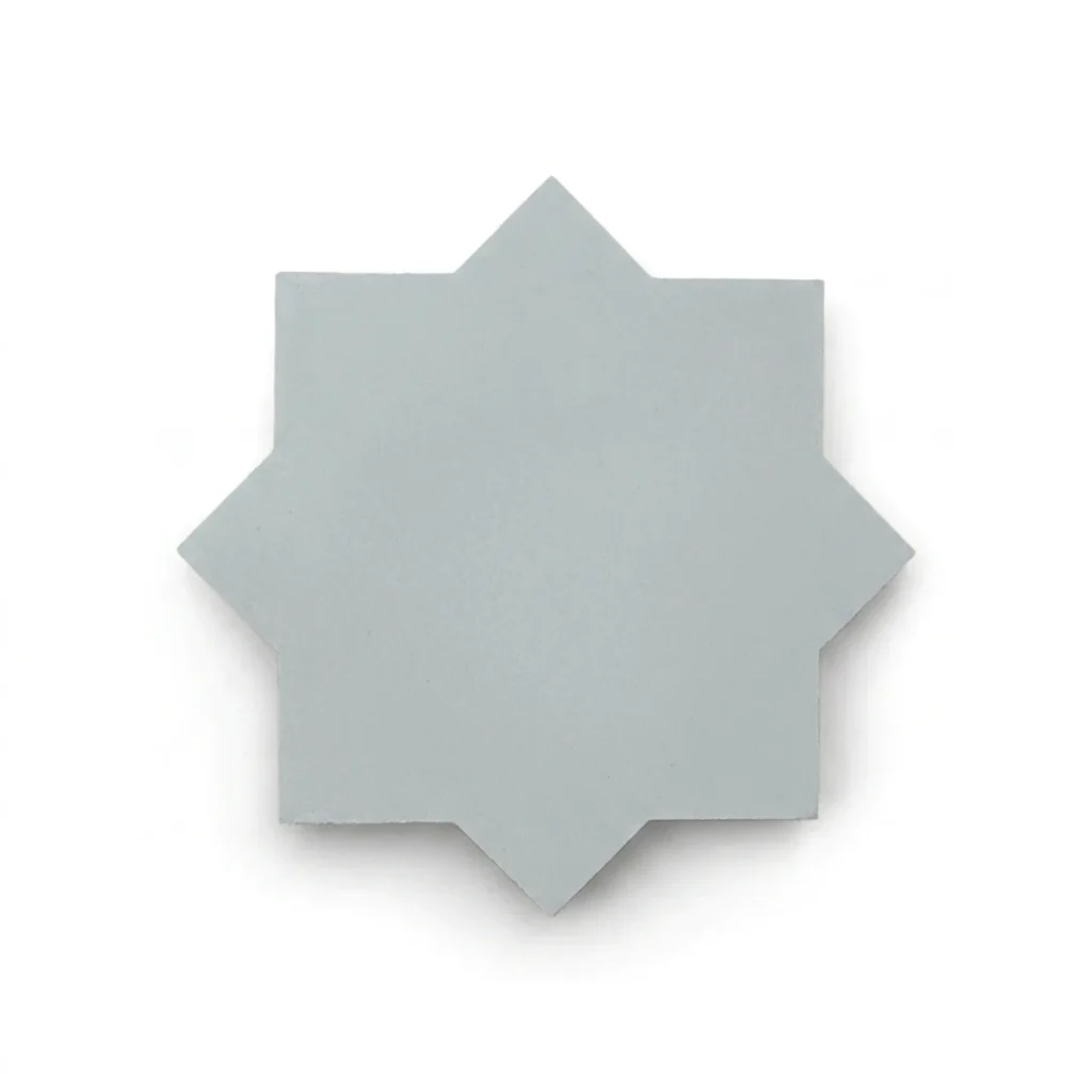 Carreau de ciment étoile et croix