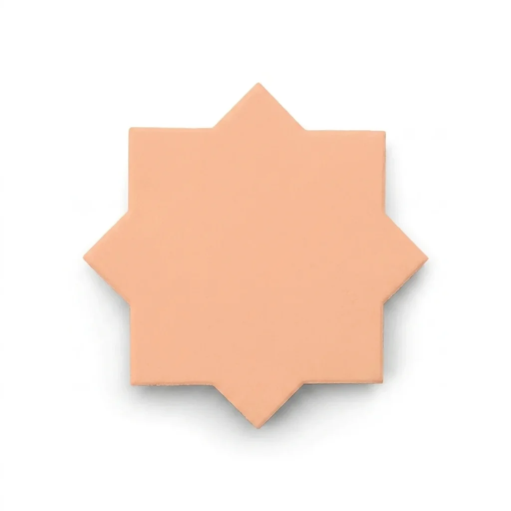 Carreau de ciment étoile et croix