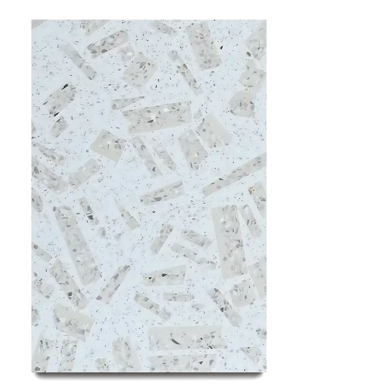 Textura terrazzo stone Bone