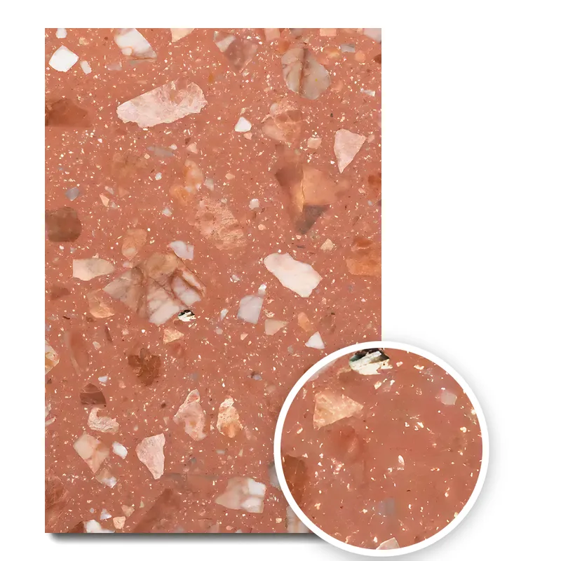 Textura terrazzo mix Clay