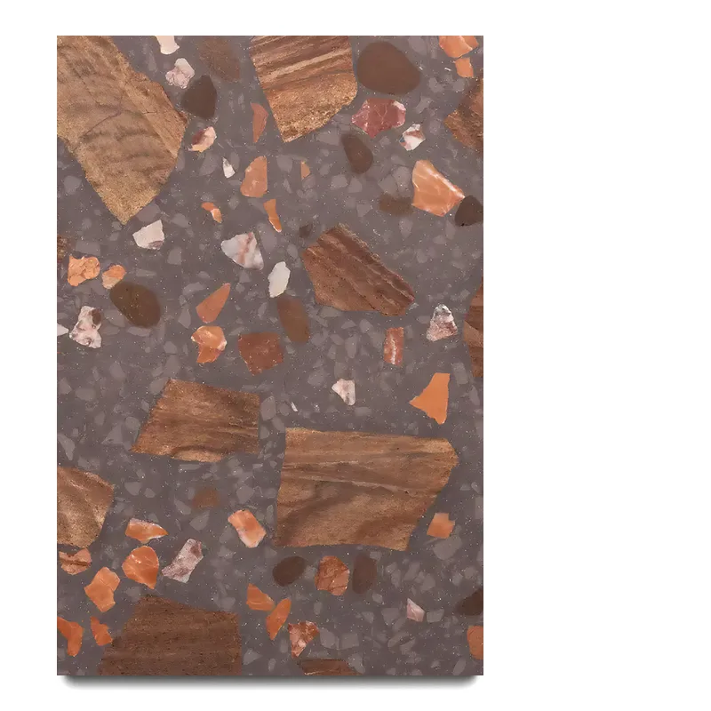 Textura terrazzo stone Earth