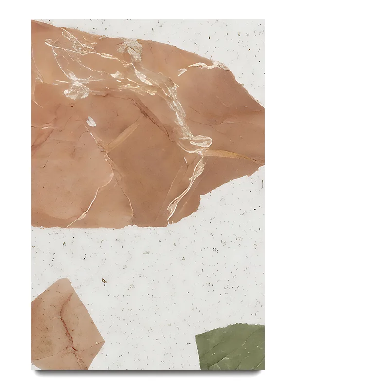 Textura terrazzo stone Marble Cream