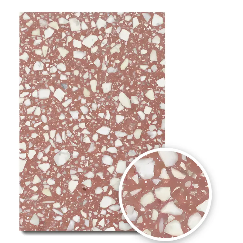 Textura terrazzo mix Rosso