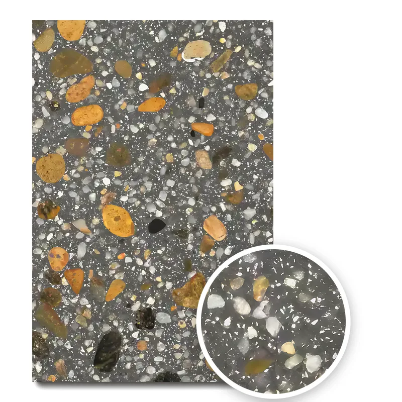 Textura terrazzo mix Steel